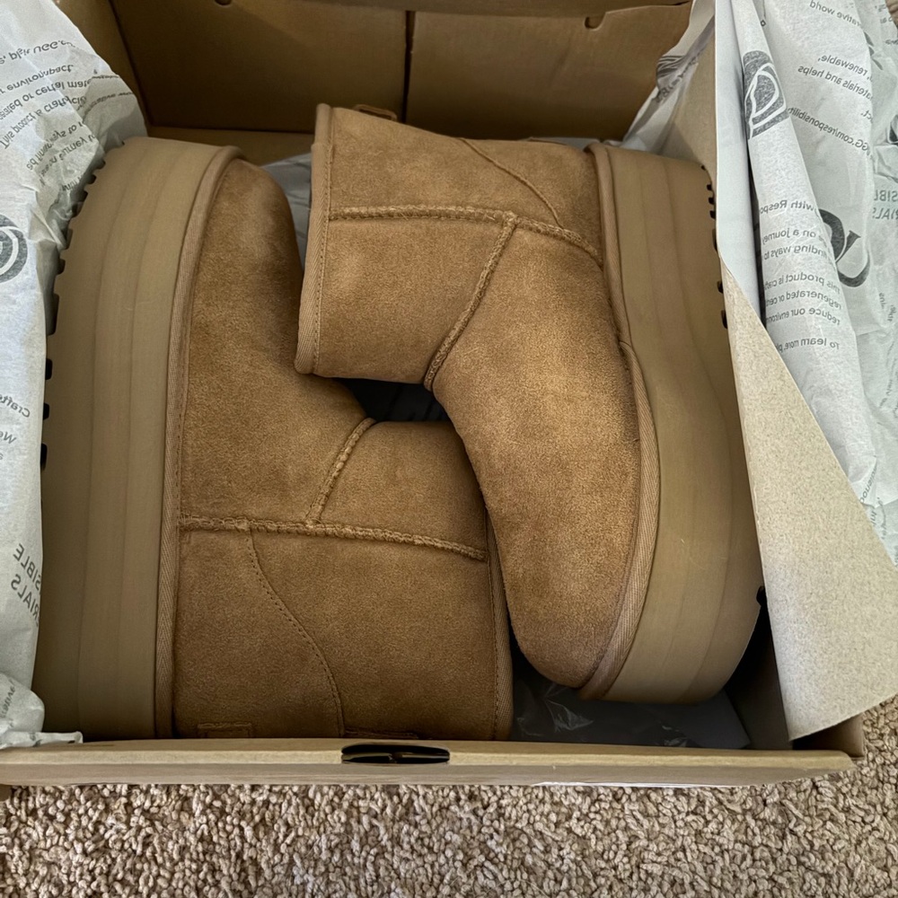 UGG Chestnut Platform Boots